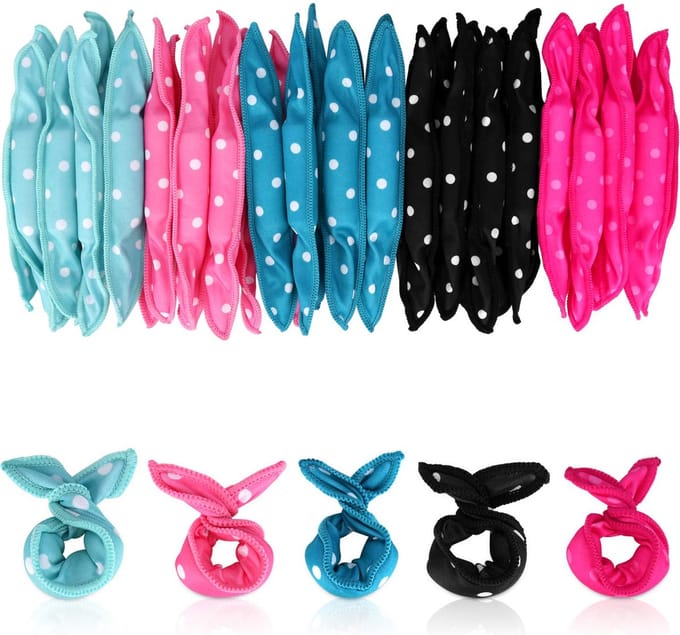 Krulspelden Set - Haarrollers - Heatless Curls - Kleefrollers