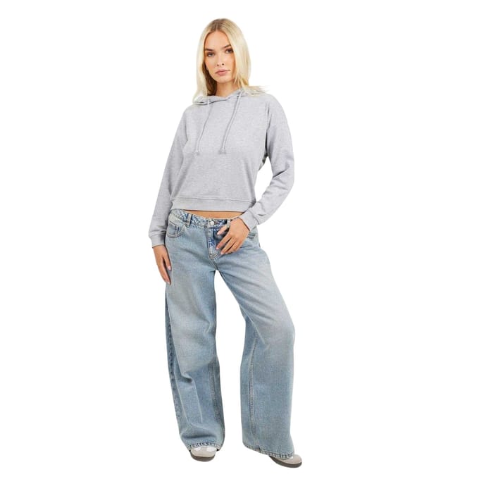 Brave Soul Dames/dames Gewas Sweatshirt (Grijze Mergel)