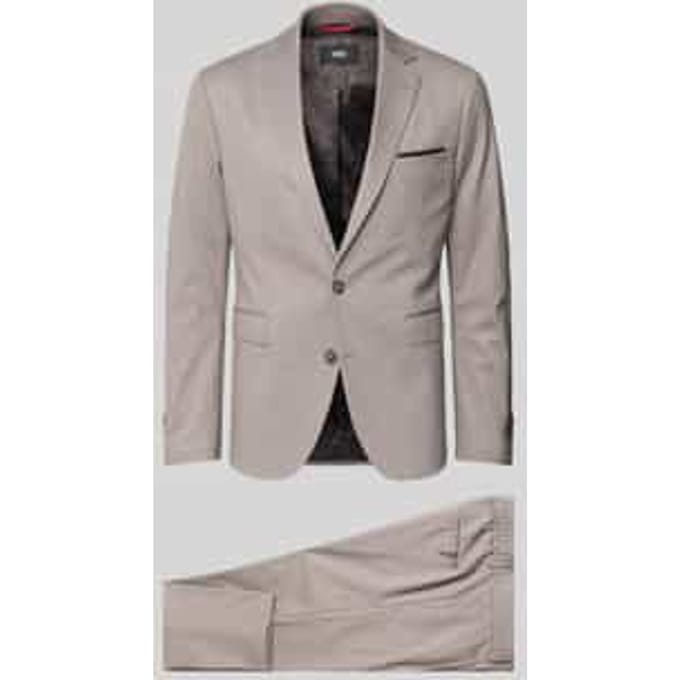 Regular fit pak met viscose, model 'Ponza'