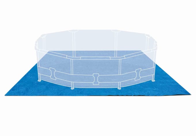 Intex Zwembad grondzeil vierkant 472x472 cm 28048