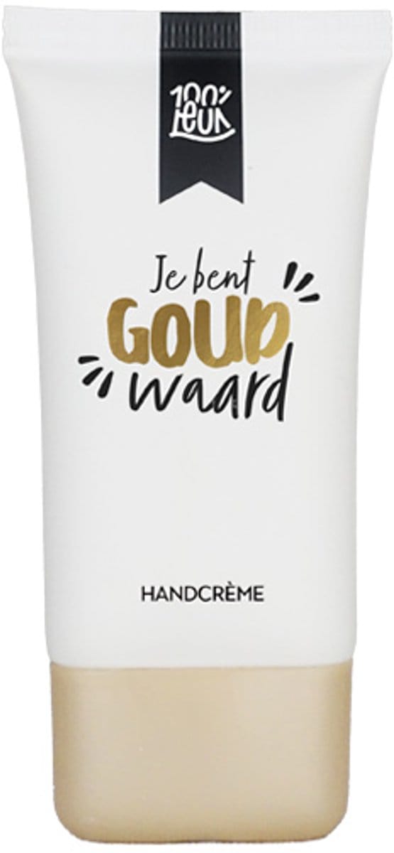 100%LEUK - Brievenbustube 50ML – Goud waard