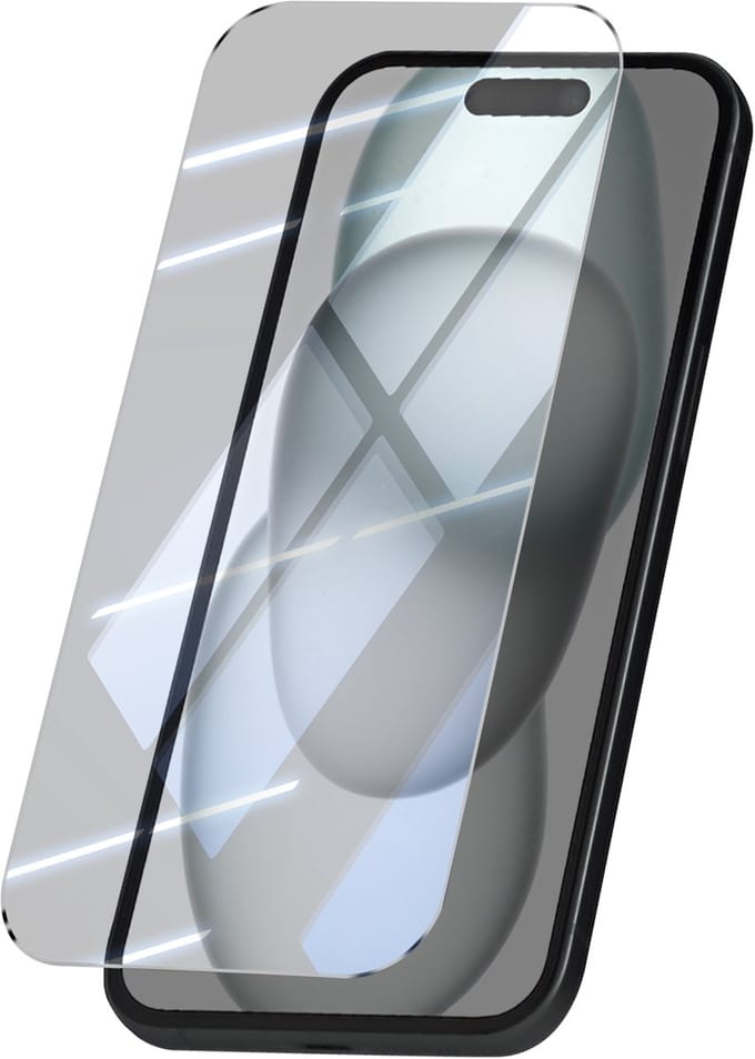 Mayaxess, Screenprotector geschikt voor iPhone 15 - 9H Tempered Glass & Anti-Scratch, Transparant