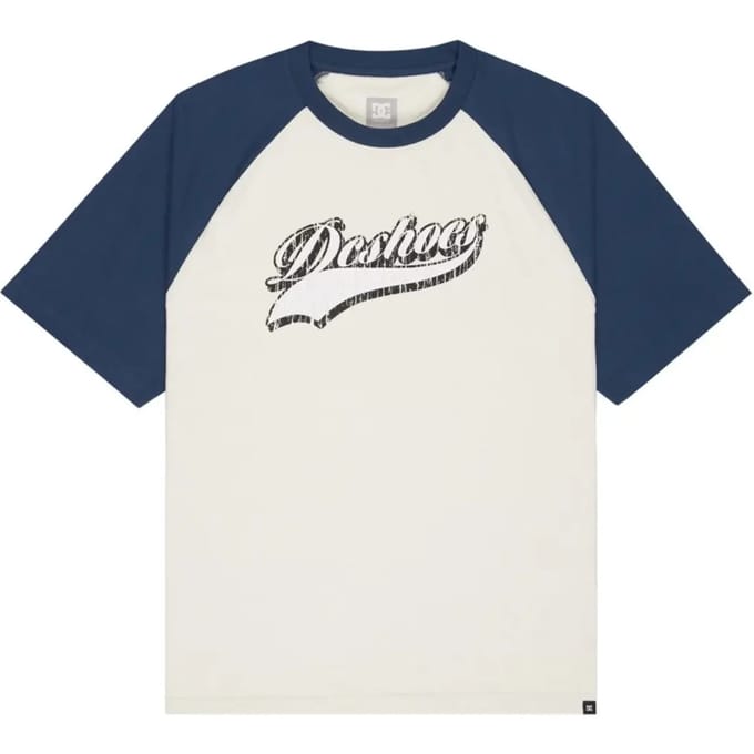 Dc Shoes Rugged Raglan T-shirt Met Korte Mouwen Wit S Man