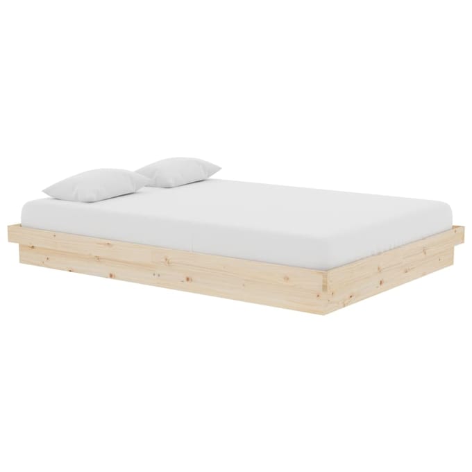 vidaXL - Bedframe - massief - hout - 140x200 - cm