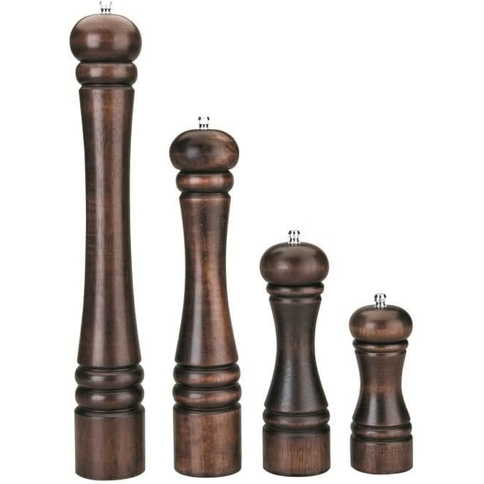 Moulin à poivre - Ibili - 773431 - Bois naturel - 30 cm - Marron foncé marron