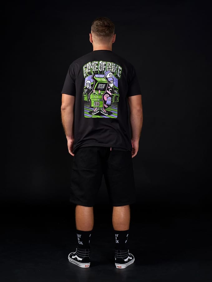 Loose Riders Game Of Bike Tech Tee zwart