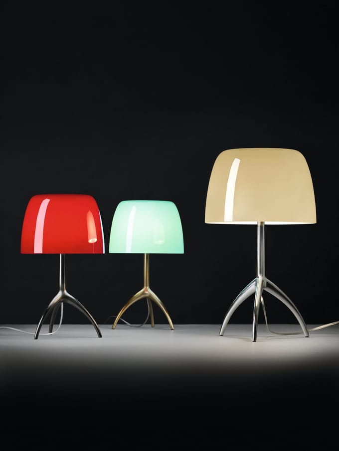 Foscarini - Lumiere grande tafellamp - wit - dimbaar - Alluminio