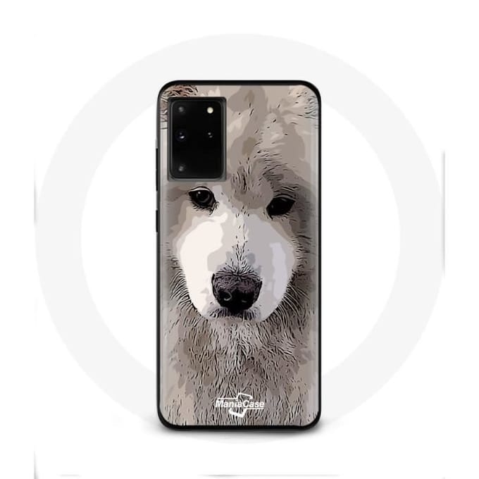 Case voor Samsung Galaxy S11 Plus Samojeed grijs hondenras