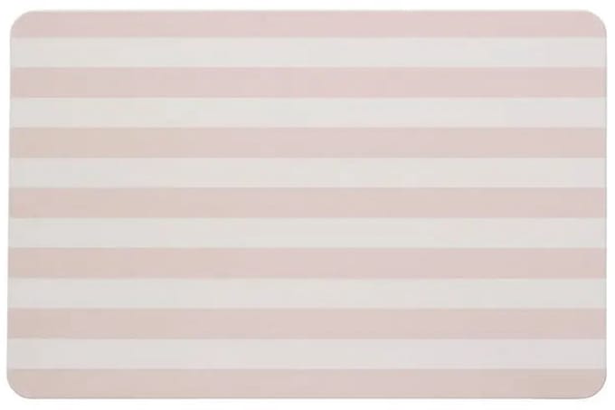5Five Strio Diatomiet Badmat - Anti-slip - 39x60cm - Roze