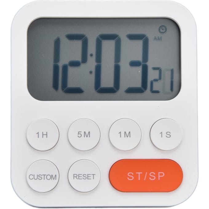 Digitale Keukentimer 3 Versnellingen Instelbaar Magnetische Afteltimer Kook Studietimer voor Slaapkamer gray
