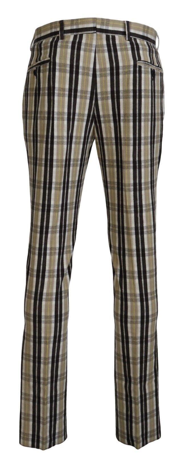 Geruite Broek Casual Stijl