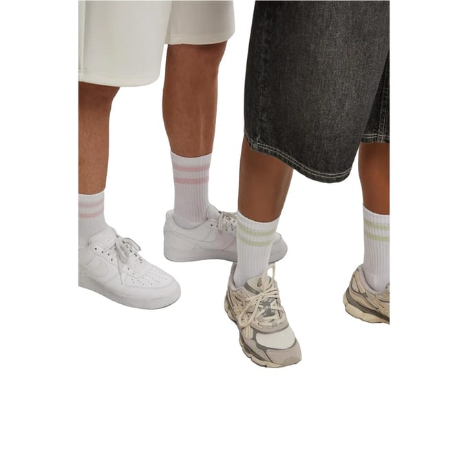 Urban Classics - Double Stripe 5Pack Sokken - 39/42 - Multicolours