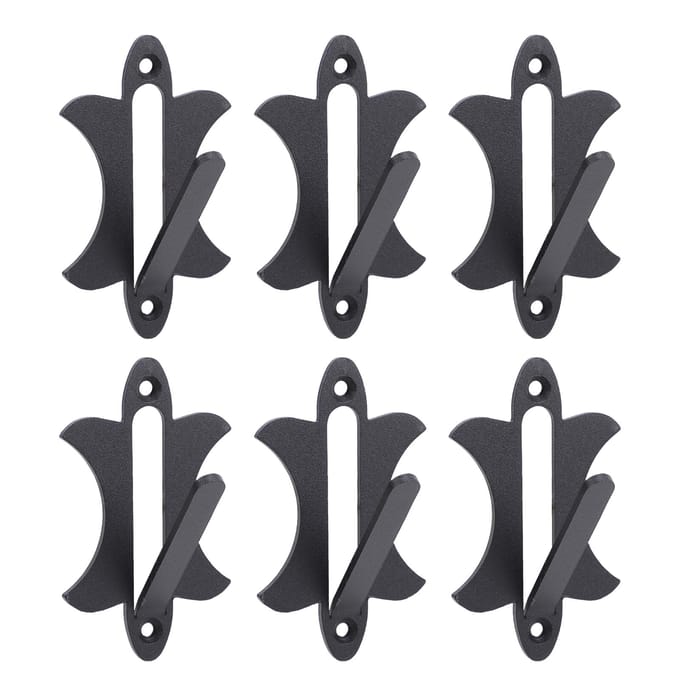 Zware Schedelmontagehanger Koolstofstaal Poedergecoat Herten Schedelmontagebeugel voor Thuis black