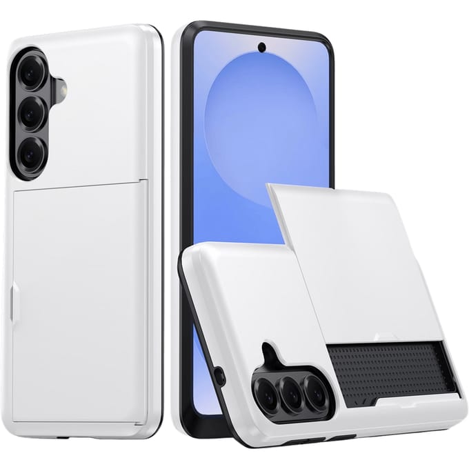 Amorus Samsung Galaxy A57 Hoesje met Pashouder Wit