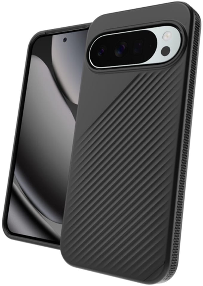 ZAGG Luxe Hoesje Geschikt voor Google Pixel 10 / Pixel 10 Pro - Grafeen Back Cover - 3M Valbescherming - Zwart