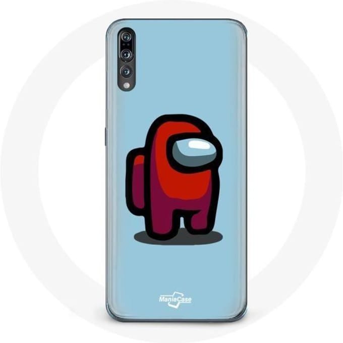 Coque - Huawei - P20 - Souple - Bleu - Motif Among Us bleu