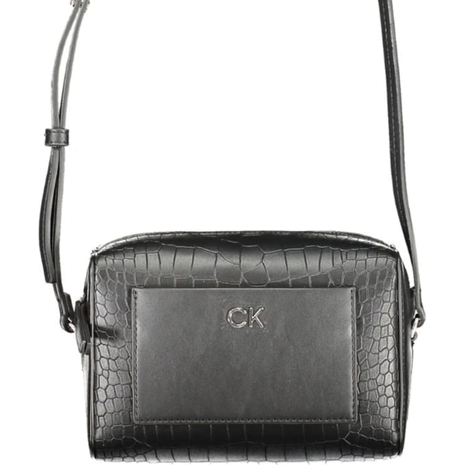 Calvin Klein Zwarte Polyester Handtas