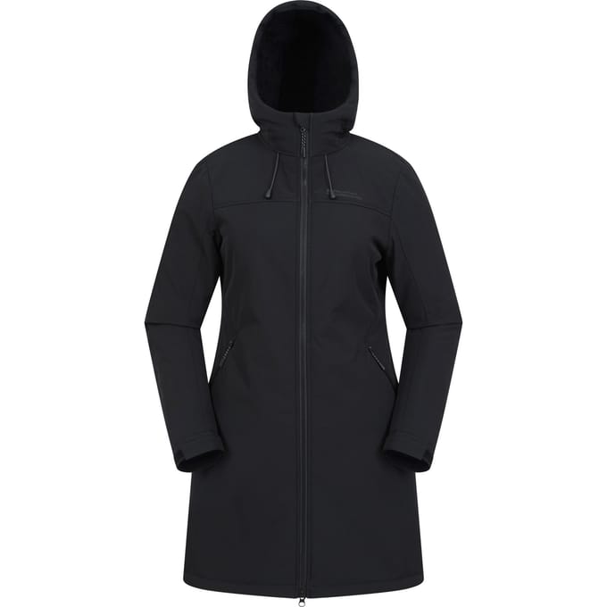 Mountain Warehouse Dames Fern Langlijn Softshell Jack (Zwart)