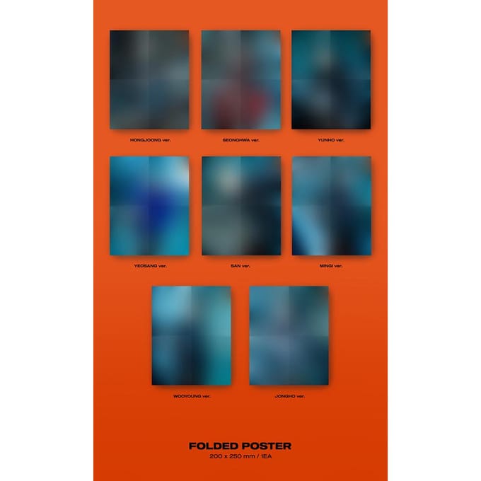 ATEEZ - [LE MONDE EP.1 : MOUVEMENT] Digipack ver. Random 1 black