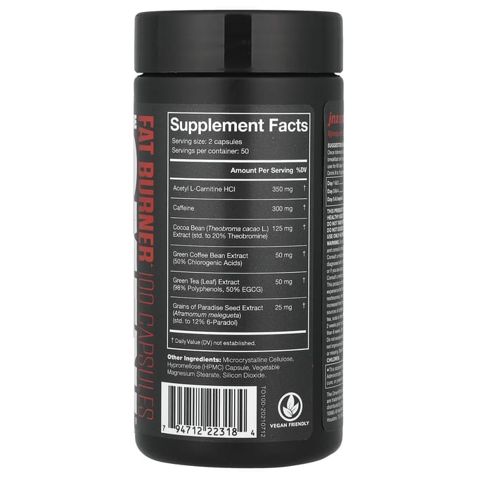 JNX Sports, The Omen!, Vetverbrander, 100 Capsules