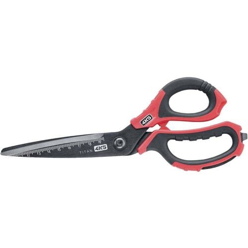 4K5 Tools 600.500A Universele schaar Linkshandig, Rechtshandig Zwart/rood