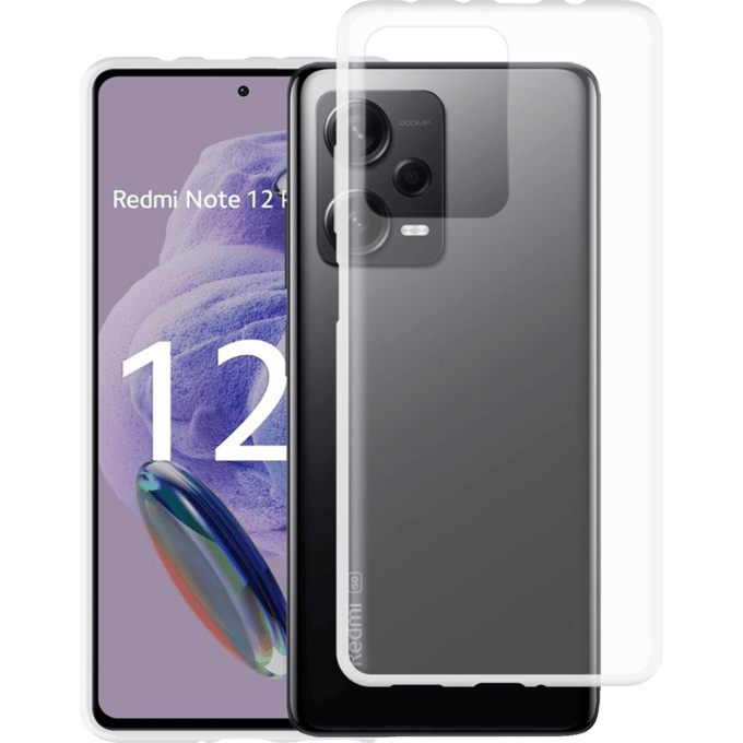 Just in Case Redmi Note 12 Pro 5G Siliconen (TPU) Hoesje Transparant