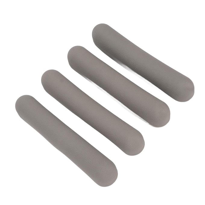 4pcs Coussinets d'aisselle pour béquilles Empêchent le glissement Coussin d'aisselle pour béquilles de remplacement en TPR souple Gris grise