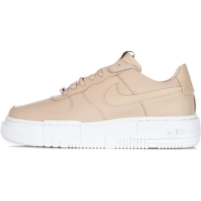 W Air Force 1 Pixel Particle Beige/deeltjesbeige/zwart lage damesschoen