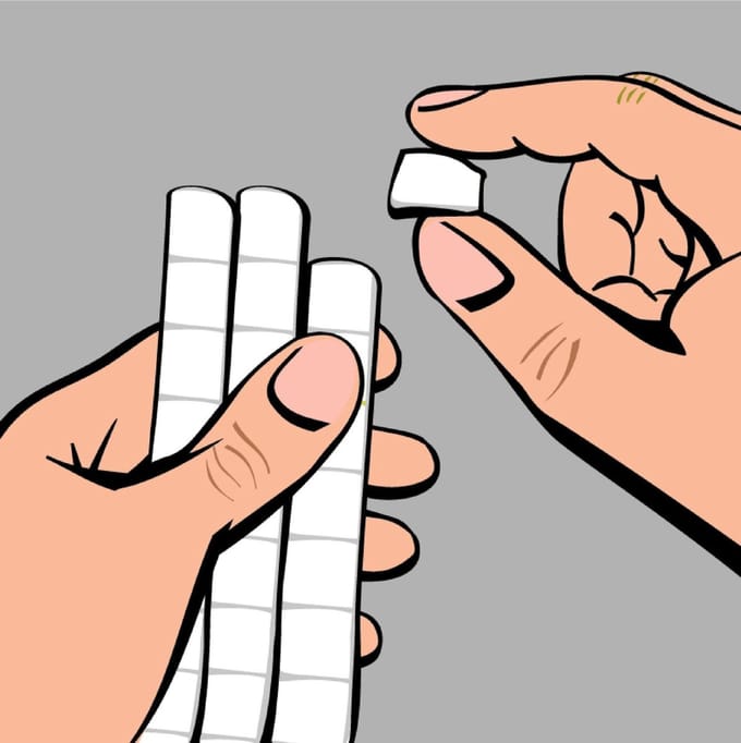 Herbruikbare Kleefpads om Tijdelijk Dingen op te Hangelen