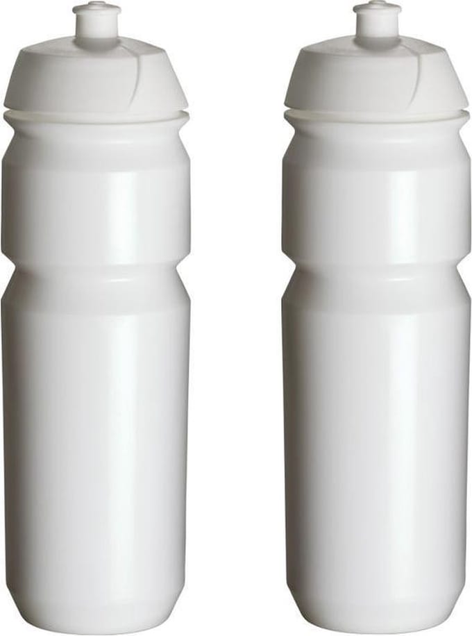 2 x Tacx Shiva Bidon - 750 ml - Wit - Drinkbus