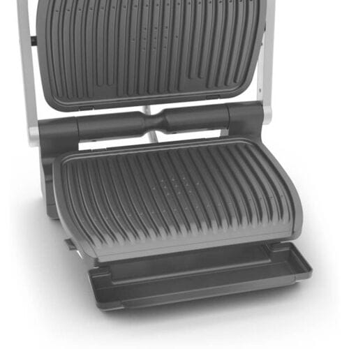 Tefal GC707D Contactgrill Elektrisch RVS, Zwart