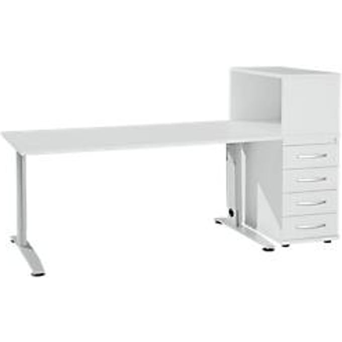 Schäfer Shop Select bureaumeubelset LOGIN 2-delig, bureau B 1600 mm