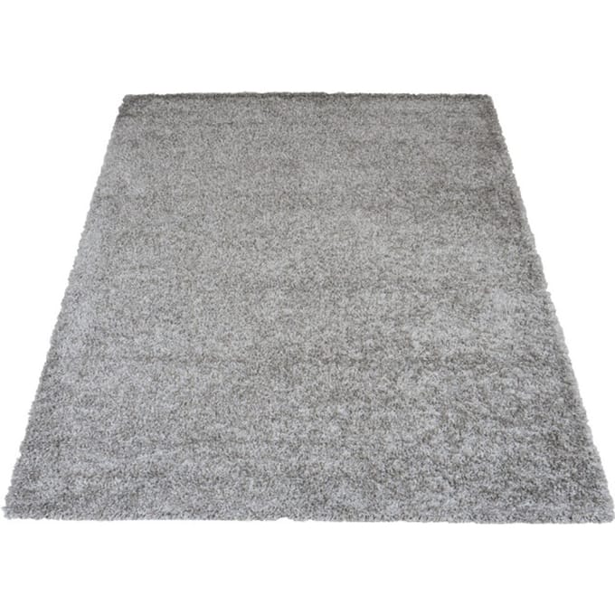 Vloerkleed Buddy Grey 240 x 340 cm - Hoogpolig Vloerkleed – Modern / Japandi Design