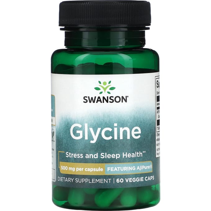 Glycine, 500Mg, 60 Vegetarische Capsules