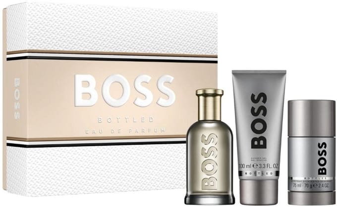 Boss Bottled Giftset 275 ml - Edp Spray 100ml/Shower Gel 100ml/Deo Stick 75ml