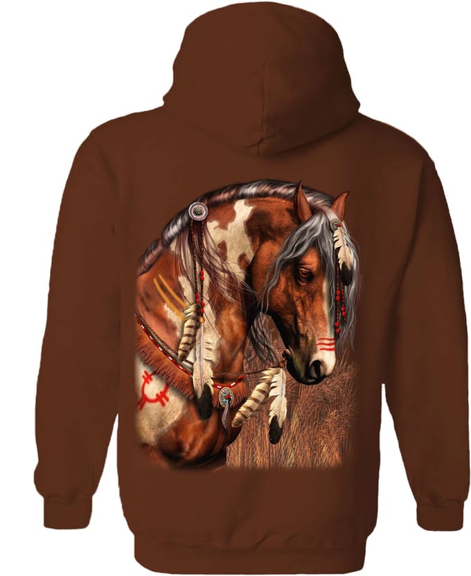 Paard War Pony The Coloured House Hoodie S