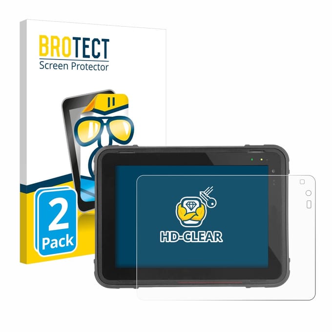 BROTECT - Screenprotector voor Texa Axone Nemo 2 - Folie Beschermfolie transparant 2 Stuks