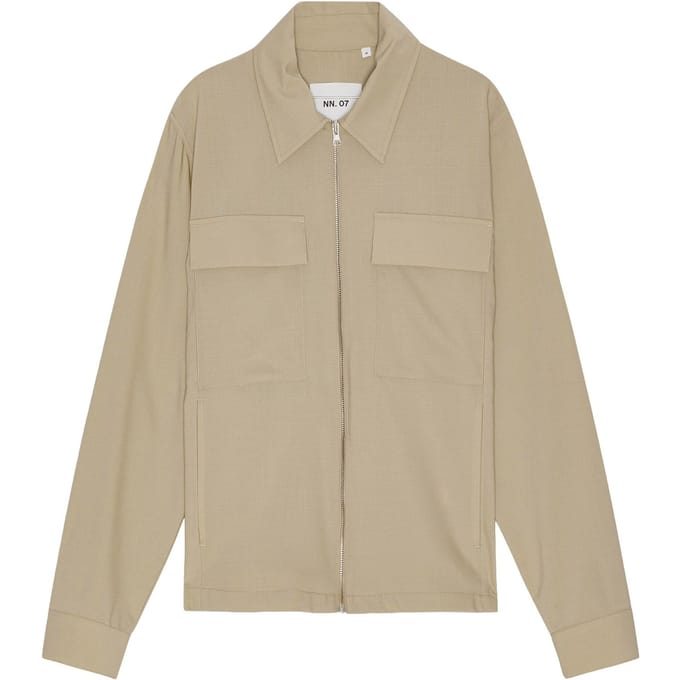 NN.07 Alban 1468 White Pepper Taglia: M | Giacche leggere Outlet | Uomo | Bianco