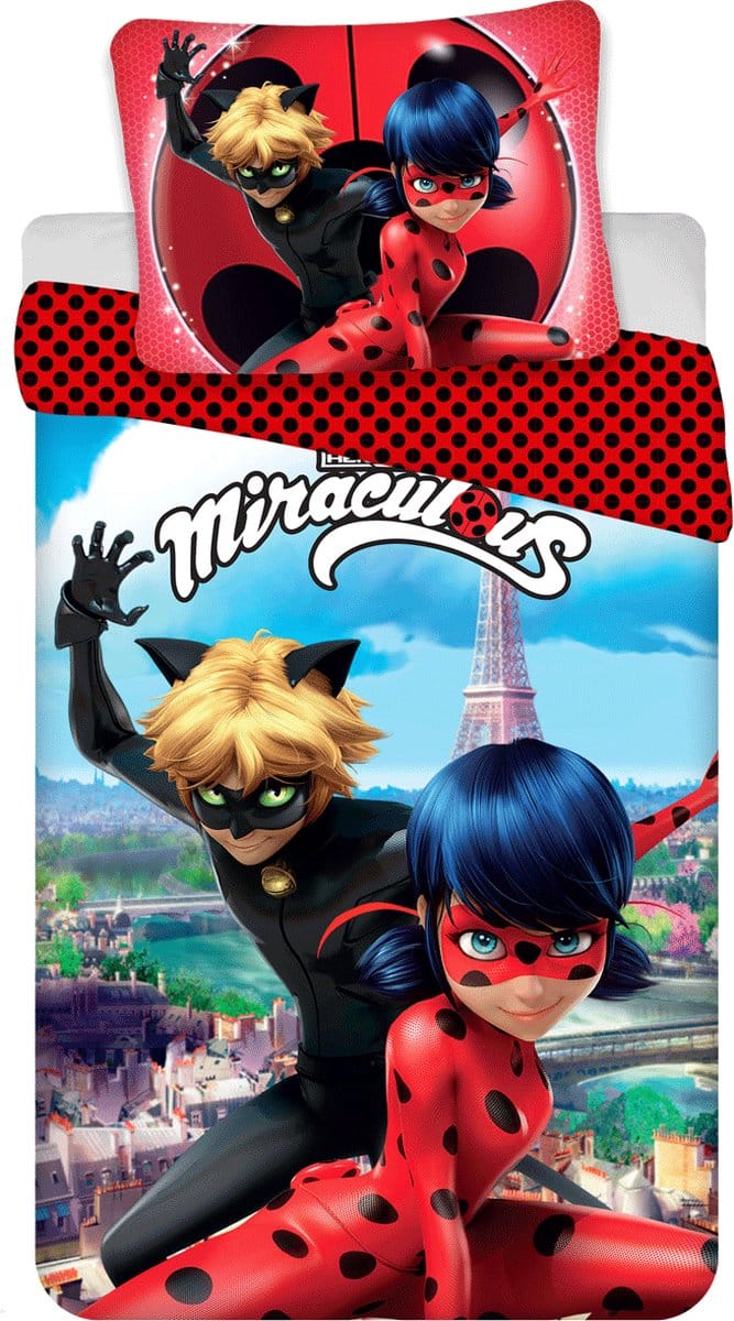 Miraculous Dekbedovertrek ready 140 x 200 cm