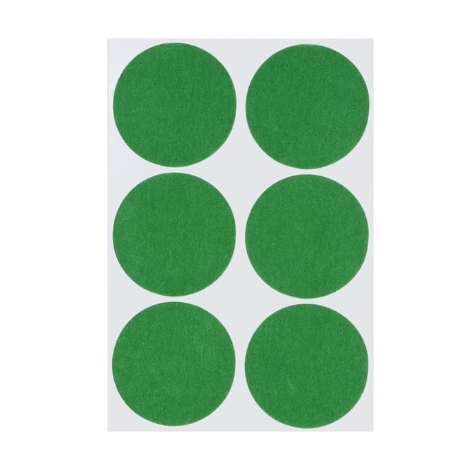 1 Vel 6 stuks Biljartlaken Reparatiestickers Eenvoudig aan te brengen Poolaccessoires Biljarttafellaken green