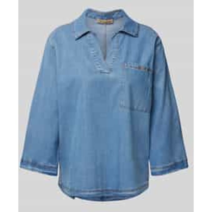 Blouseshirt met borstzak