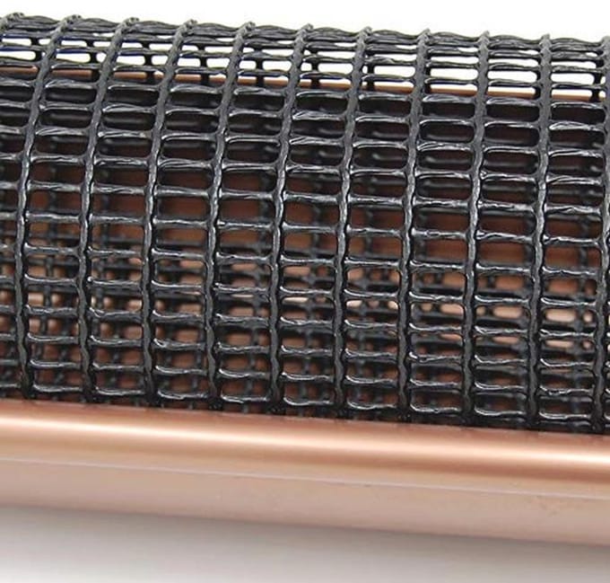 Buisnet voor Dakgoten - 1 meter, Set van 5 Stuks, Zwart