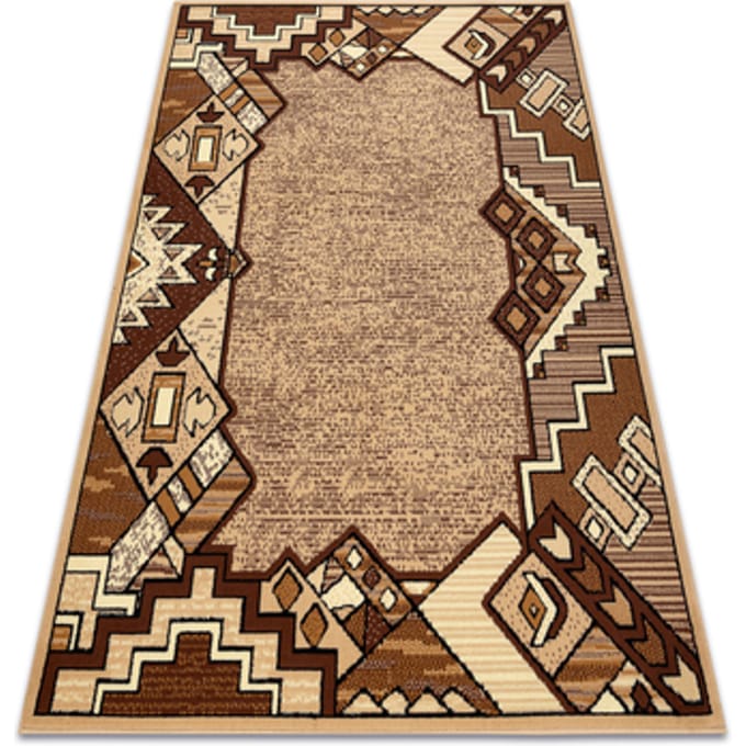 Kleden Rugsx Tapijt BCF Morad BARYTON Klassiek - beige 60x110 cm