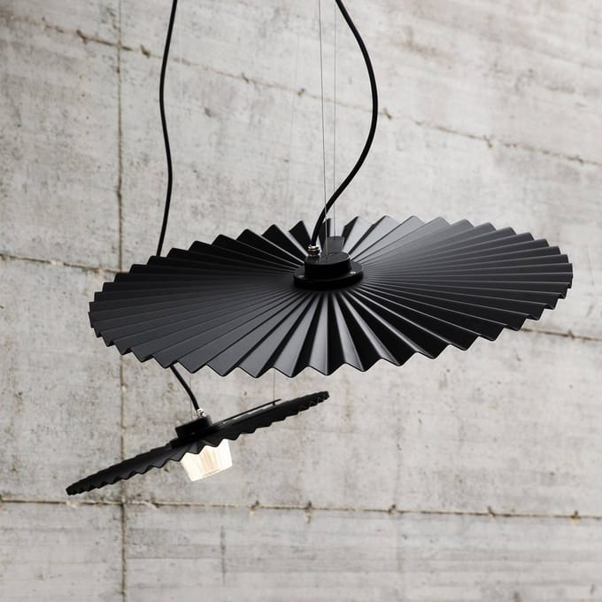 Karman Gonzaga LED hanglamp, Ø 59 cm, zwart