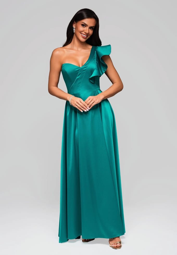 LARICA Jurk - Rits - Jurk Turquoise M