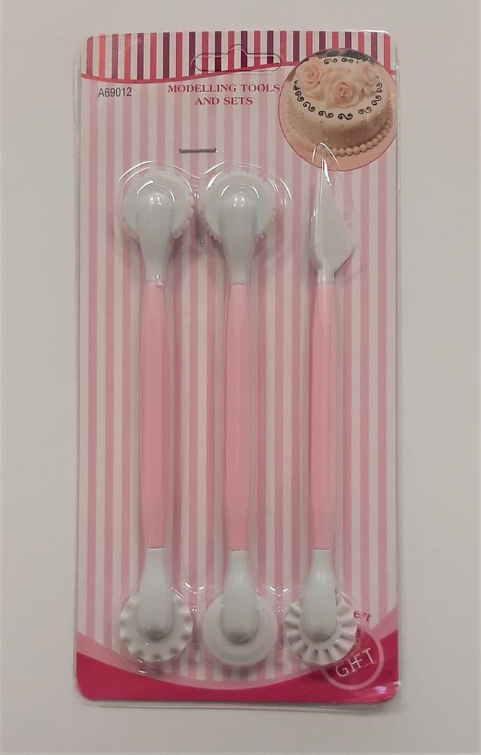 Modelleer snijders cake fondant klei brooddeeg - 3 stuks