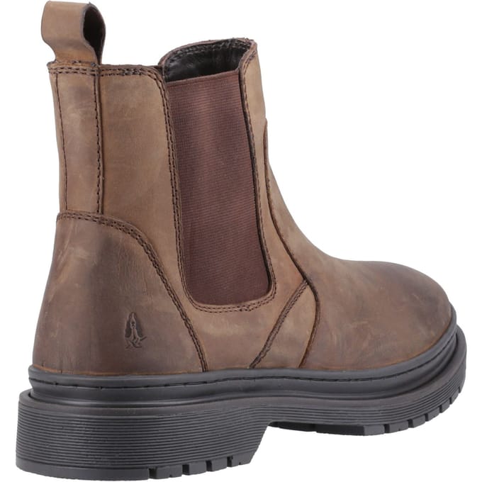 Hush Puppies Jamie Leren Heren Bruine Laarzen