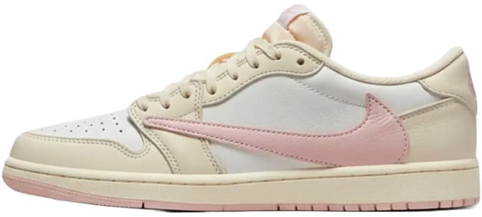Jordan 1 Retro Low OG SP Travis Scott Shy Pink - Maat 41