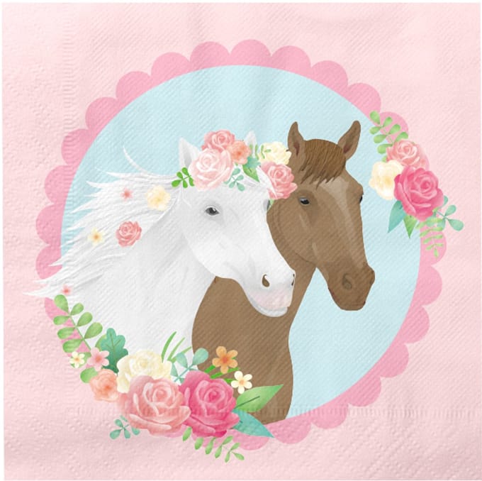 Paper Dreams Servetten Horses 33x33cm - 16st