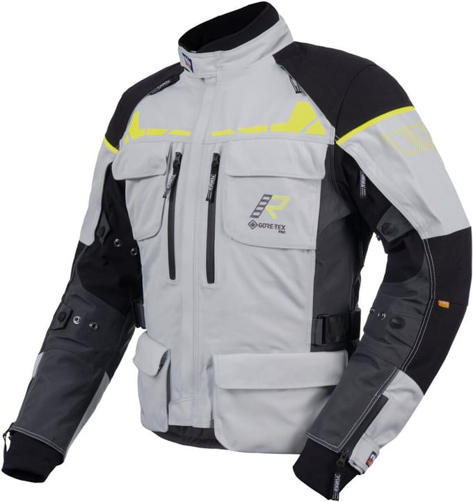 Rukka Ecuado-R Grijs Geel Textiele Motorjas - Jas